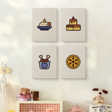 Afbeelding in Gallery-weergave laden, Punch Needle Set (4 stuks) met frames - Heerlijke Hapjes 3