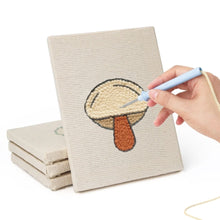 Afbeelding in Gallery-weergave laden, Punch Needle Set (4 stuks) met frames - Rijkdom van de Natuur