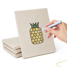 Afbeelding in Gallery-weergave laden, Punch Needle Set (4 stuks) met frames - Fruitfeest 1