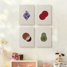 Afbeelding in Gallery-weergave laden, Punch Needle Set (4 stuks) met frames - Fruitfeest 2