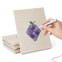 Afbeelding in Gallery-weergave laden, Punch Needle Set (4 stuks) met frames - Fruitfeest 2