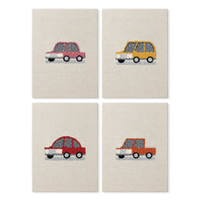 Afbeelding in Gallery-weergave laden, Punch Needle Set (4 stuks) met frames - Auto Collectie