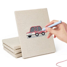 Afbeelding in Gallery-weergave laden, Punch Needle Set (4 stuks) met frames - Auto Collectie