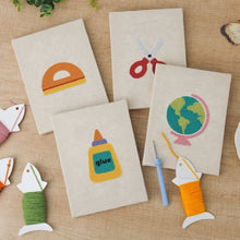 Afbeelding in Gallery-weergave laden, Punch Needle Set (4 stuks) met frames - Creatieve Gereedschappen