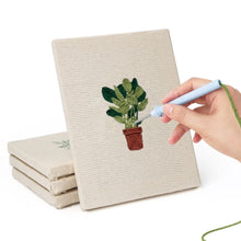 Afbeelding in Gallery-weergave laden, Punch Needle Set (4 stuks) met frames - Botanische Schoonheid
