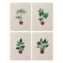 Afbeelding in Gallery-weergave laden, Punch Needle Set (4 stuks) met frames - Weelderig Bladgroen