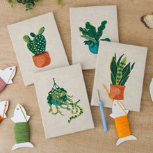 Afbeelding in Gallery-weergave laden, Punch Needle Set (4 stuks) met frames - Binnenplanten Paradijs