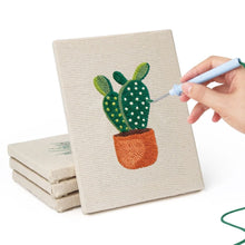 Afbeelding in Gallery-weergave laden, Punch Needle Set (4 stuks) met frames - Binnenplanten Paradijs