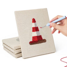 Afbeelding in Gallery-weergave laden, Punch Needle Set (4 stuks) met frames - Racedag