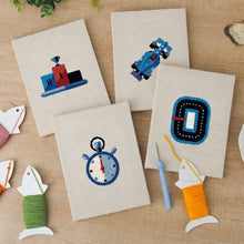 Afbeelding in Gallery-weergave laden, Punch Needle Set (4 stuks) met frames - Pitstop