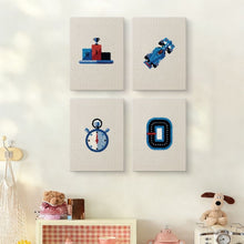 Afbeelding in Gallery-weergave laden, Punch Needle Set (4 stuks) met frames - Pitstop