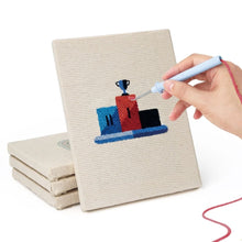 Afbeelding in Gallery-weergave laden, Punch Needle Set (4 stuks) met frames - Pitstop