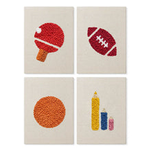Afbeelding in Gallery-weergave laden, Punch Needle Set (4 stuks) met frames - Sportief Plezier