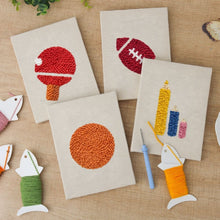 Afbeelding in Gallery-weergave laden, Punch Needle Set (4 stuks) met frames - Sportief Plezier