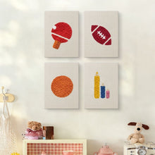 Afbeelding in Gallery-weergave laden, Punch Needle Set (4 stuks) met frames - Sportief Plezier