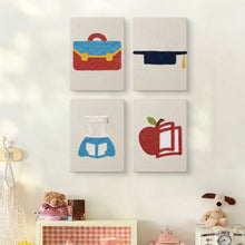 Afbeelding in Gallery-weergave laden, Punch Needle Set (4 stuks) met frames - Studietijd