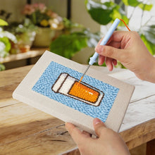 Afbeelding in Gallery-weergave laden, Punch Needle Set (4 stuks) met frames - Foodie Favorieten
