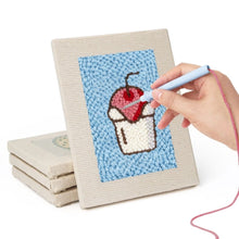 Afbeelding in Gallery-weergave laden, Punch Needle Set (4 stuks) met frames - Foodie Favorieten