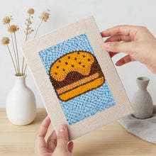 Afbeelding in Gallery-weergave laden, Punch Needle Set (4 stuks) met frames - Foodie Favorieten