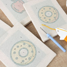 Afbeelding in Gallery-weergave laden, Punch Needle Set (4 stuks) met frames - Fruit en Zoet