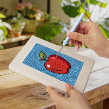 Afbeelding in Gallery-weergave laden, Punch Needle Set (4 stuks) met frames - Fruit en Zoet