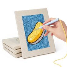 Afbeelding in Gallery-weergave laden, Punch Needle Set (4 stuks) met frames - Fruit en Zoet