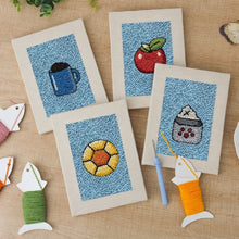 Afbeelding in Gallery-weergave laden, Punch Needle Set (4 stuks) met frames - Ontbijt Lekkernijen 1