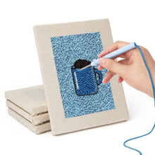 Afbeelding in Gallery-weergave laden, Punch Needle Set (4 stuks) met frames - Ontbijt Lekkernijen 1