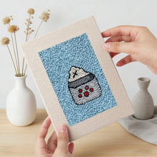 Afbeelding in Gallery-weergave laden, Punch Needle Set (4 stuks) met frames - Ontbijt Lekkernijen 1