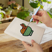 Afbeelding in Gallery-weergave laden, Punch Needle Set (4 stuks) met frames - Ontbijt Lekkernijen 2