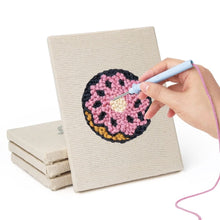 Afbeelding in Gallery-weergave laden, Punch Needle Set (4 stuks) met frames - Ontbijt Lekkernijen 3