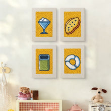 Afbeelding in Gallery-weergave laden, Punch Needle Set (4 stuks) met frames - Heerlijke Snacks