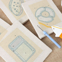 Afbeelding in Gallery-weergave laden, Punch Needle Set (4 stuks) met frames - Heerlijke Snacks