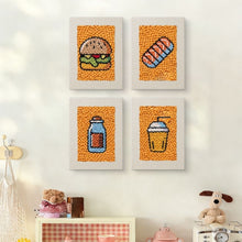 Afbeelding in Gallery-weergave laden, Punch Needle Set (4 stuks) met frames - Smakelijke Maaltijd
