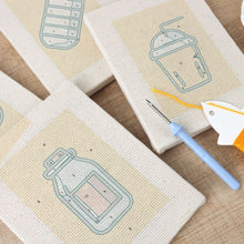 Afbeelding in Gallery-weergave laden, Punch Needle Set (4 stuks) met frames - Smakelijke Maaltijd