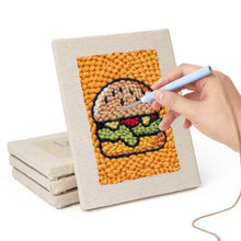 Afbeelding in Gallery-weergave laden, Punch Needle Set (4 stuks) met frames - Smakelijke Maaltijd