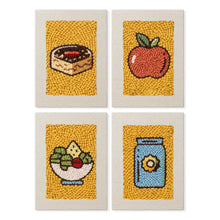 Afbeelding in Gallery-weergave laden, Punch Needle Set (4 stuks) met frames - Lunchpauze