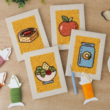Afbeelding in Gallery-weergave laden, Punch Needle Set (4 stuks) met frames - Lunchpauze