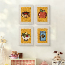 Afbeelding in Gallery-weergave laden, Punch Needle Set (4 stuks) met frames - Lunchpauze