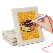 Afbeelding in Gallery-weergave laden, Punch Needle Set (4 stuks) met frames - Lunchpauze
