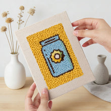 Afbeelding in Gallery-weergave laden, Punch Needle Set (4 stuks) met frames - Lunchpauze