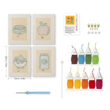 Afbeelding in Gallery-weergave laden, Punch Needle Set (4 stuks) met frames - Lunchpauze