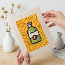 Afbeelding in Gallery-weergave laden, Punch Needle Set (4 stuks) met frames - Snack Aanval
