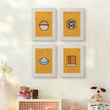 Afbeelding in Gallery-weergave laden, Punch Needle Set (4 stuks) met frames - Gebakken Lekkernijen