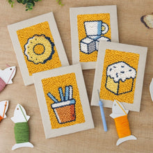 Afbeelding in Gallery-weergave laden, Punch Needle Set (4 stuks) met frames - Smakelijke Delicatessen
