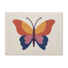 Afbeelding in Gallery-weergave laden, Punch Needle Pakket met frame - Oranje Vlinder