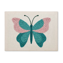 Afbeelding in Gallery-weergave laden, Punch Needle Pakket met frame - Azuurblauwe Vlinder