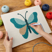 Afbeelding in Gallery-weergave laden, Punch Needle Pakket met frame - Kleuren in Vlucht