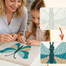 Afbeelding in Gallery-weergave laden, Punch Needle Pakket met frame - Kleuren in Vlucht