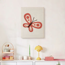 Afbeelding in Gallery-weergave laden, Punch Needle Pakket met frame - Rode Vlinder